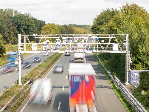 Kontrolle der LKW-Maut