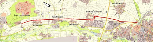 Radvorrangroute Jülich-Düren